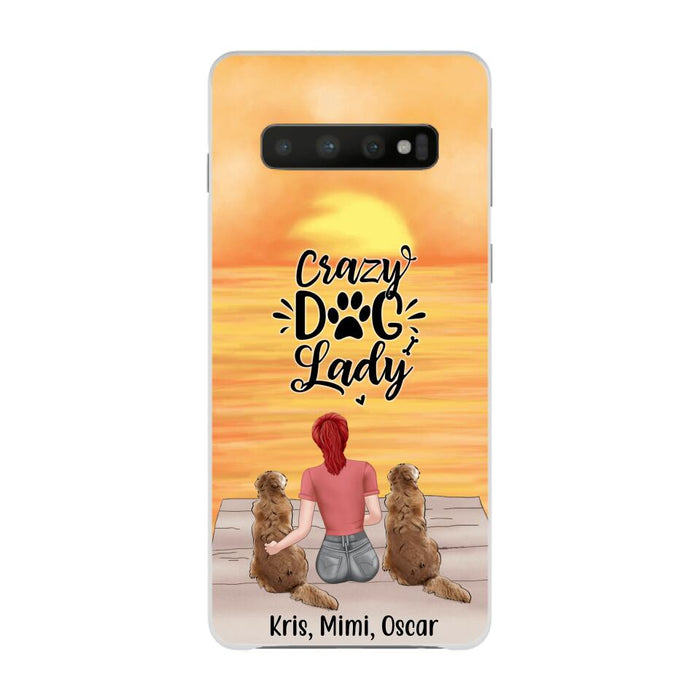 Crazy Dog Lady - Personalized Gifts for Custom Dog - Phone Case for Dog Mom and Dog Lovers