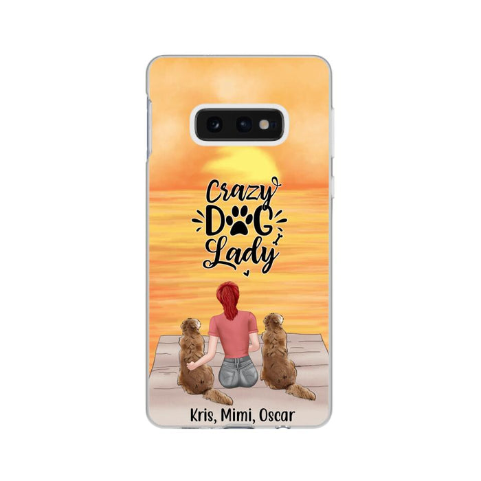 Crazy Dog Lady - Personalized Gifts for Custom Dog - Phone Case for Dog Mom and Dog Lovers