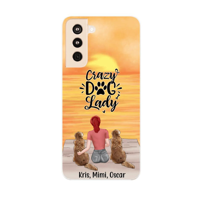 Crazy Dog Lady - Personalized Gifts for Custom Dog - Phone Case for Dog Mom and Dog Lovers