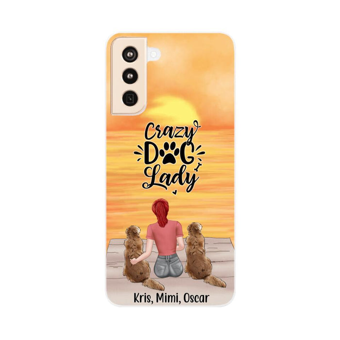 Crazy Dog Lady - Personalized Gifts for Custom Dog - Phone Case for Dog Mom and Dog Lovers