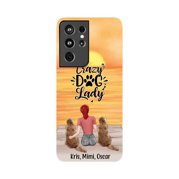 Crazy Dog Lady - Personalized Gifts for Custom Dog - Phone Case for Dog Mom and Dog Lovers