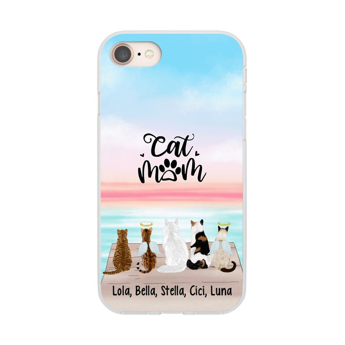Up To 5 Cats Life is Better with Cats - Personalized Phone Case For Cat Lovers