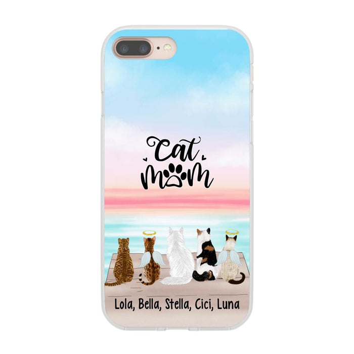 Up To 5 Cats Life is Better with Cats - Personalized Phone Case For Cat Lovers