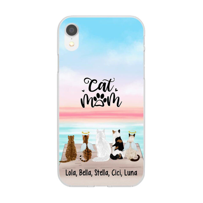 Up To 5 Cats Life is Better with Cats - Personalized Phone Case For Cat Lovers