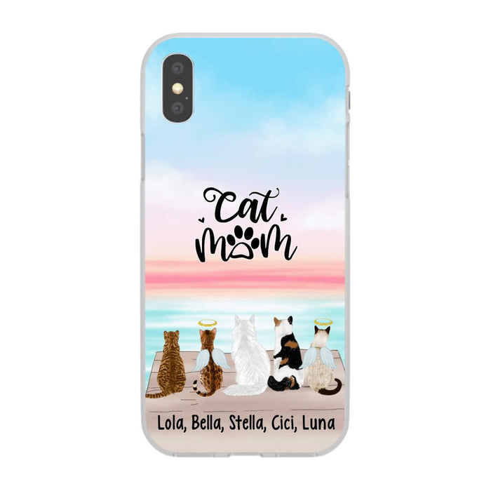 Up To 5 Cats Life is Better with Cats - Personalized Phone Case For Cat Lovers