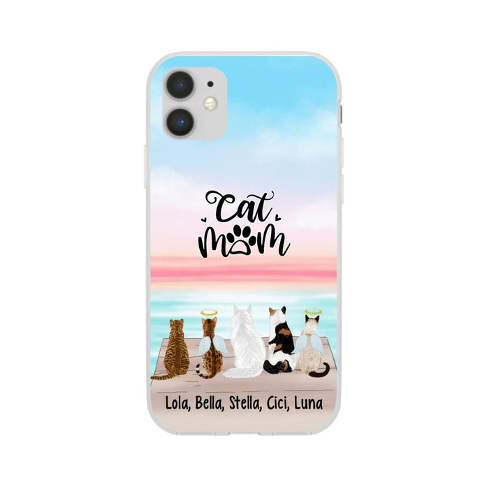 Up To 5 Cats Life is Better with Cats - Personalized Phone Case For Cat Lovers