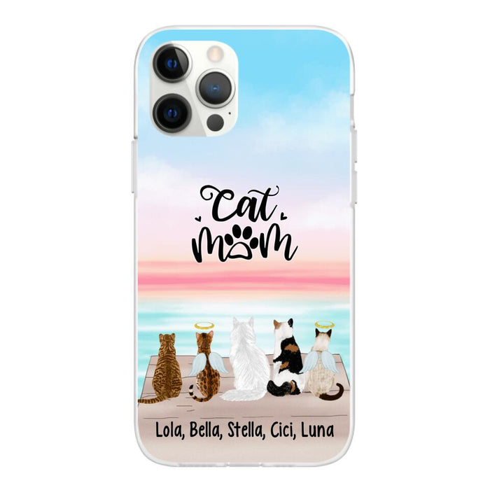 Up To 5 Cats Life is Better with Cats - Personalized Phone Case For Cat Lovers