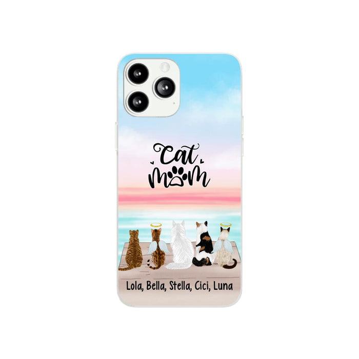 Up To 5 Cats Life is Better with Cats - Personalized Phone Case For Cat Lovers