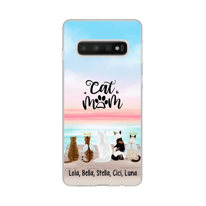 Up To 5 Cats Life is Better with Cats - Personalized Phone Case For Cat Lovers