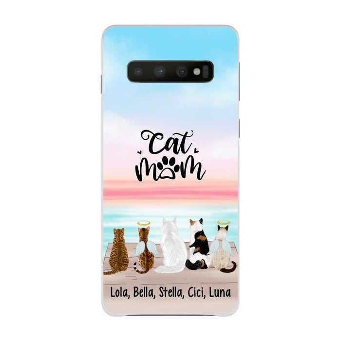 Up To 5 Cats Life is Better with Cats - Personalized Phone Case For Cat Lovers