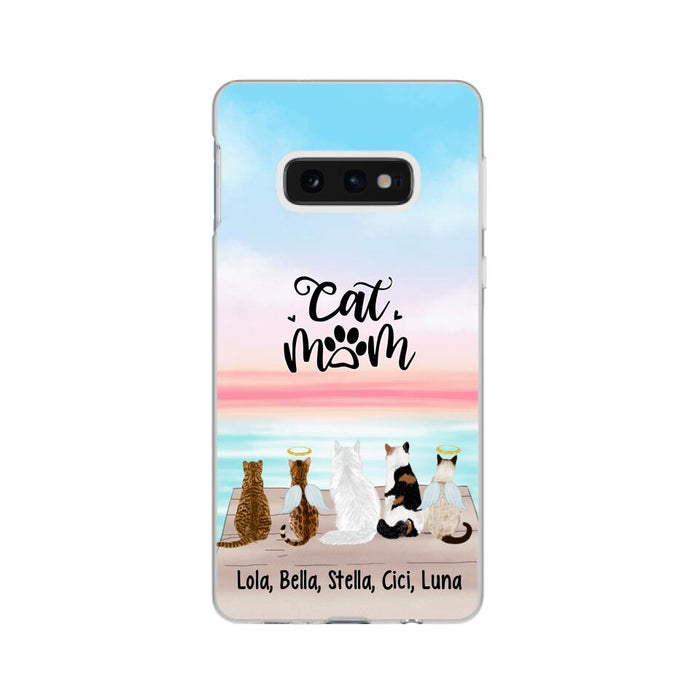 Up To 5 Cats Life is Better with Cats - Personalized Phone Case For Cat Lovers