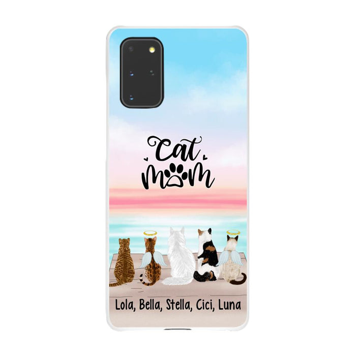 Up To 5 Cats Life is Better with Cats - Personalized Phone Case For Cat Lovers