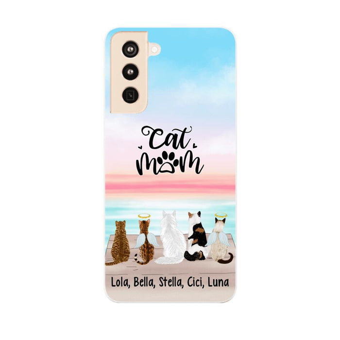 Up To 5 Cats Life is Better with Cats - Personalized Phone Case For Cat Lovers