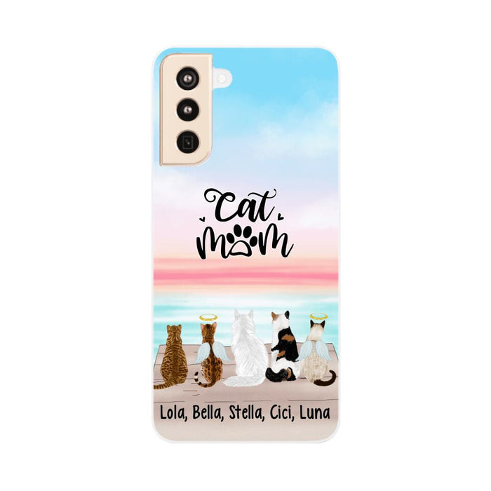 Up To 5 Cats Life is Better with Cats - Personalized Phone Case For Cat Lovers