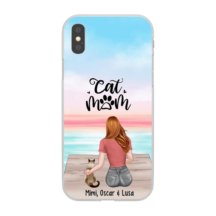 Best Cat Mom Ever - Personalized Gifts for Custom Cat Phone Case for Cat Mom, Cat Lovers