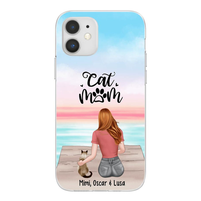 Best Cat Mom Ever - Personalized Gifts for Custom Cat Phone Case for Cat Mom, Cat Lovers