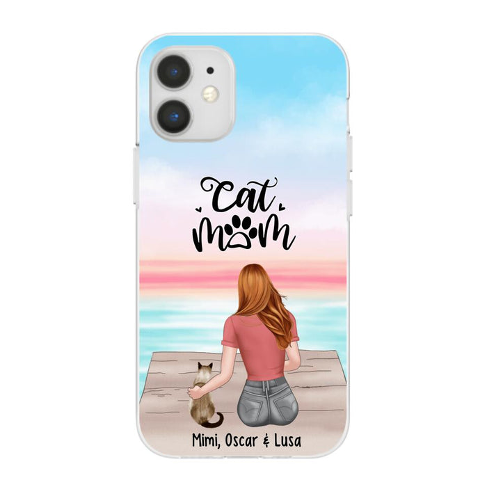 Best Cat Mom Ever - Personalized Gifts for Custom Cat Phone Case for Cat Mom, Cat Lovers