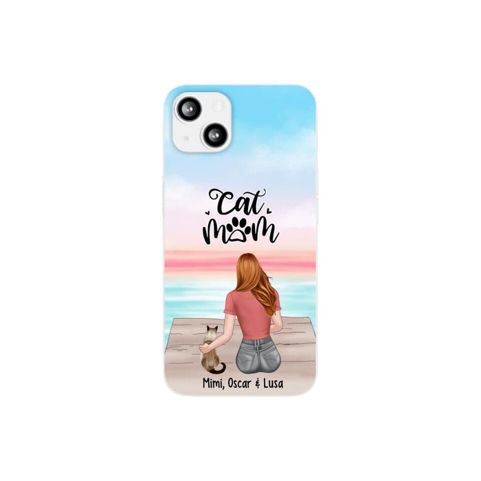 Best Cat Mom Ever - Personalized Gifts for Custom Cat Phone Case for Cat Mom, Cat Lovers