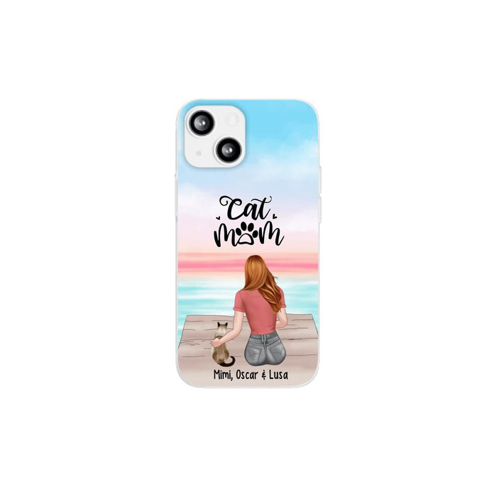 Best Cat Mom Ever - Personalized Gifts for Custom Cat Phone Case for Cat Mom, Cat Lovers