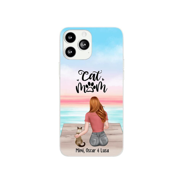 Best Cat Mom Ever - Personalized Gifts for Custom Cat Phone Case for Cat Mom, Cat Lovers