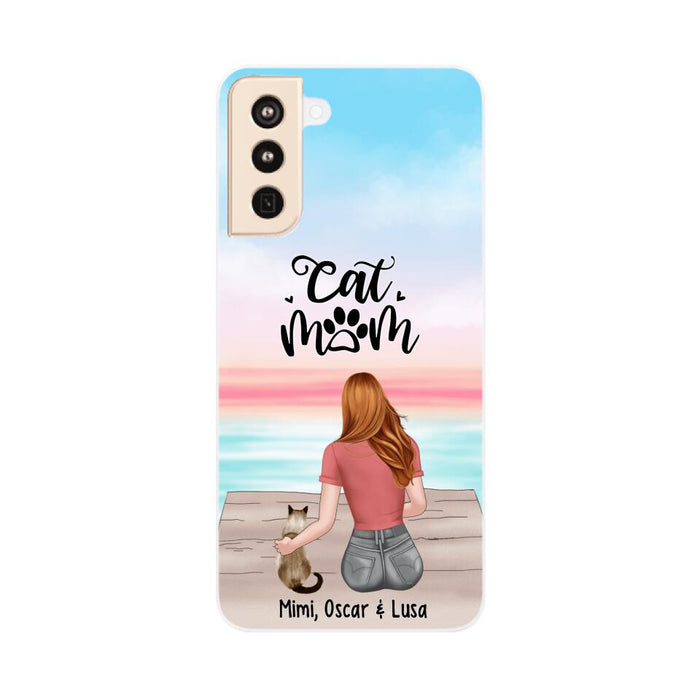 Best Cat Mom Ever - Personalized Gifts for Custom Cat Phone Case for Cat Mom, Cat Lovers