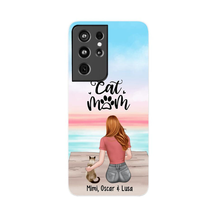 Best Cat Mom Ever - Personalized Gifts for Custom Cat Phone Case for Cat Mom, Cat Lovers