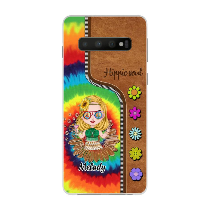 Hippie Soul - Personalized Phone Case For Her, Hippie