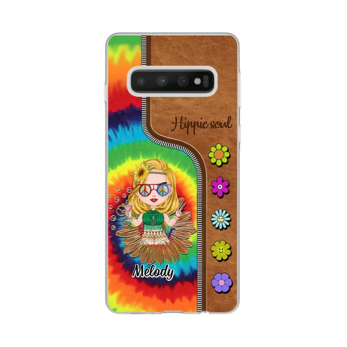 Hippie Soul - Personalized Phone Case For Her, Hippie