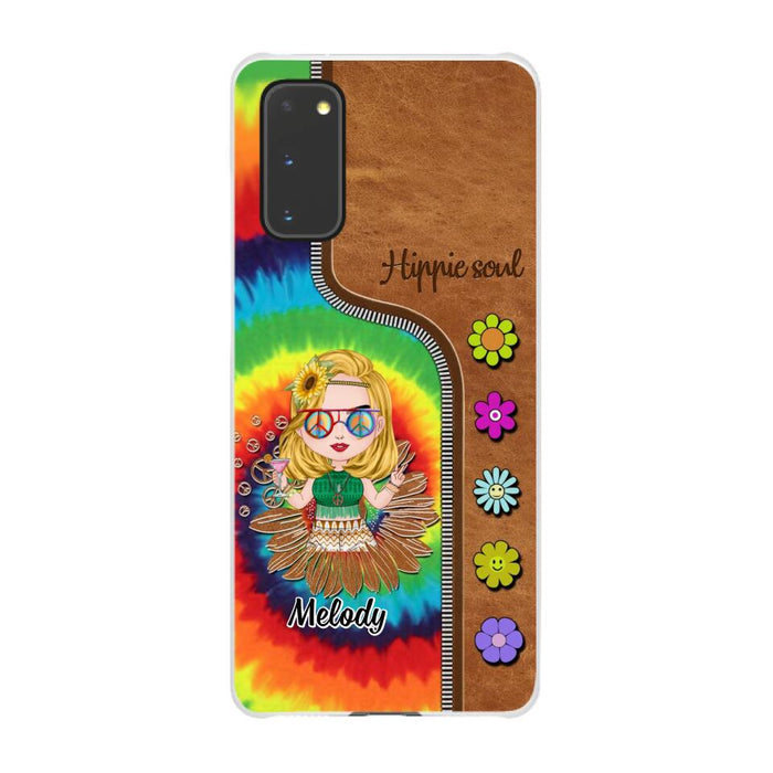 Hippie Soul - Personalized Phone Case For Her, Hippie