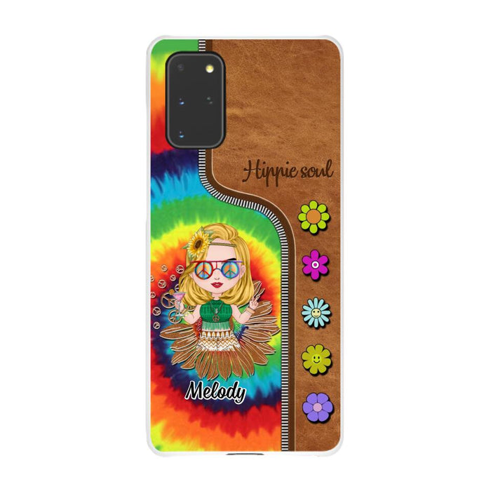 Hippie Soul - Personalized Phone Case For Her, Hippie