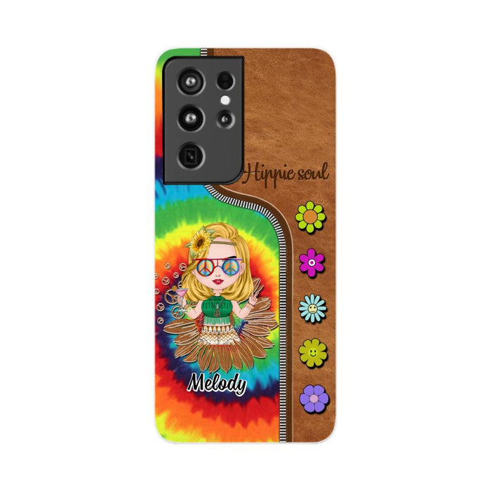 Hippie Soul - Personalized Phone Case For Her, Hippie