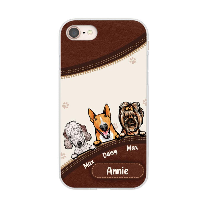 Cute Dog Personalized Gifts - Custom Phone Case for Dog Lovers, Dog Dad