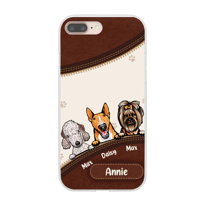 Cute Dog Personalized Gifts - Custom Phone Case for Dog Lovers, Dog Dad