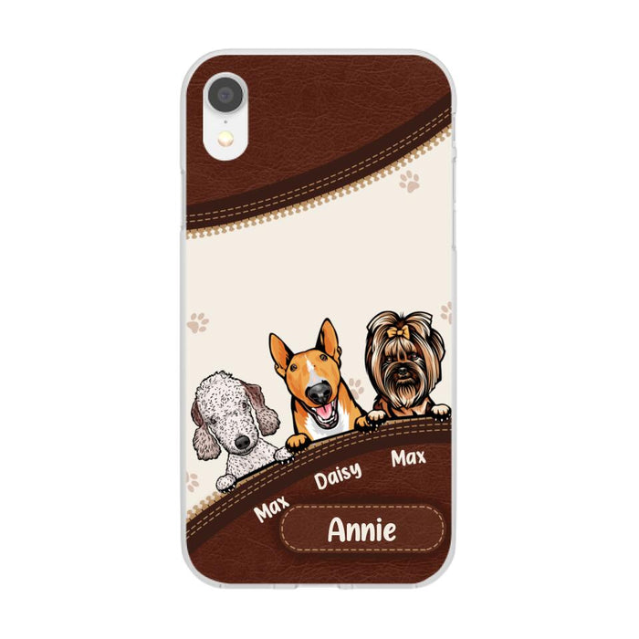 Cute Dog Personalized Gifts - Custom Phone Case for Dog Lovers, Dog Dad