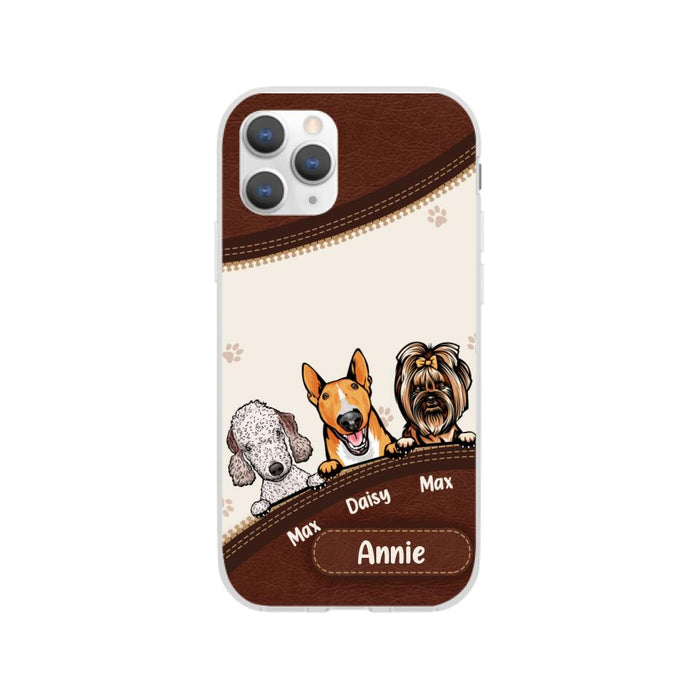 Cute Dog Personalized Gifts - Custom Phone Case for Dog Lovers, Dog Dad