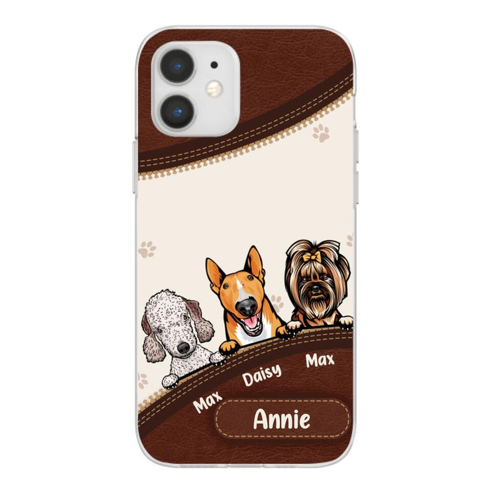 Cute Dog Personalized Gifts - Custom Phone Case for Dog Lovers, Dog Dad