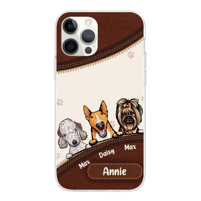 Cute Dog Personalized Gifts - Custom Phone Case for Dog Lovers, Dog Dad