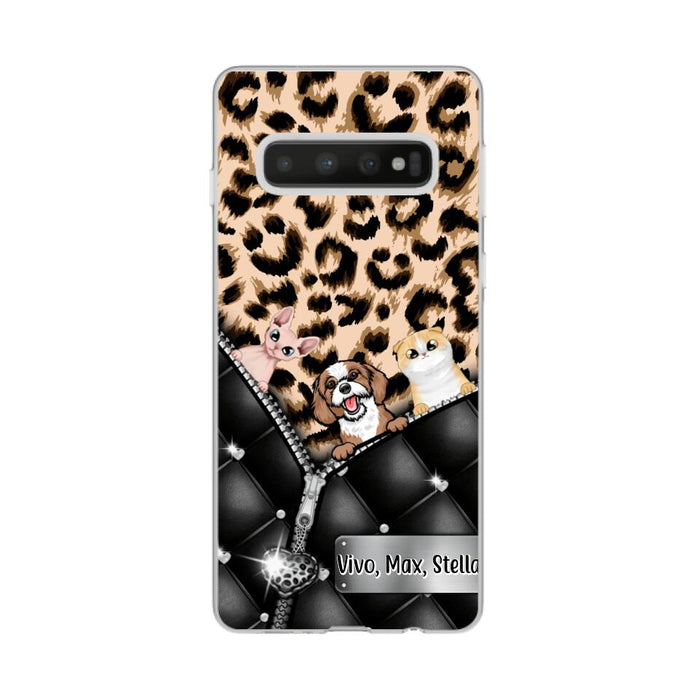 Leopard Pattern - Personalized Phone Case For Dog Lovers, Cat Lovers, Pets Lovers