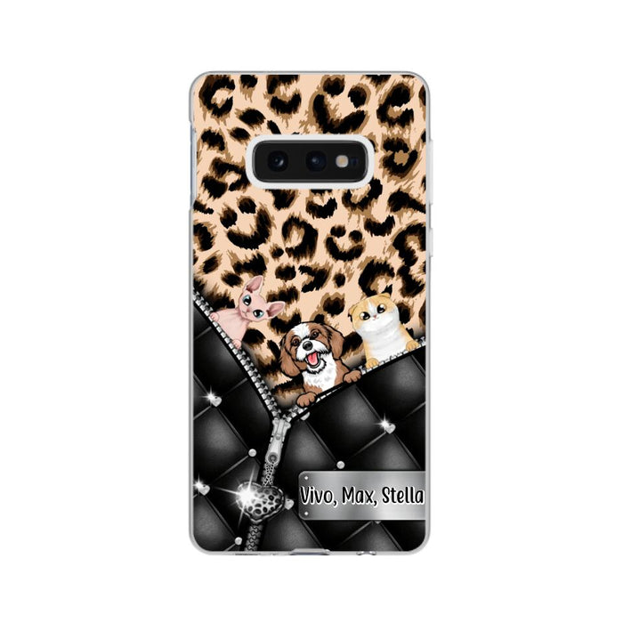 Leopard Pattern - Personalized Phone Case For Dog Lovers, Cat Lovers, Pets Lovers