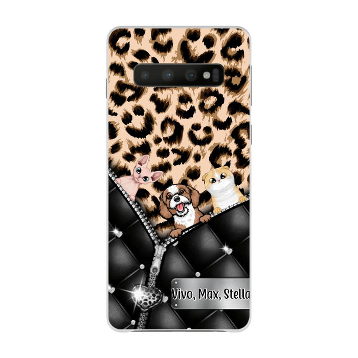 Leopard Pattern - Personalized Phone Case For Dog Lovers, Cat Lovers, Pets Lovers