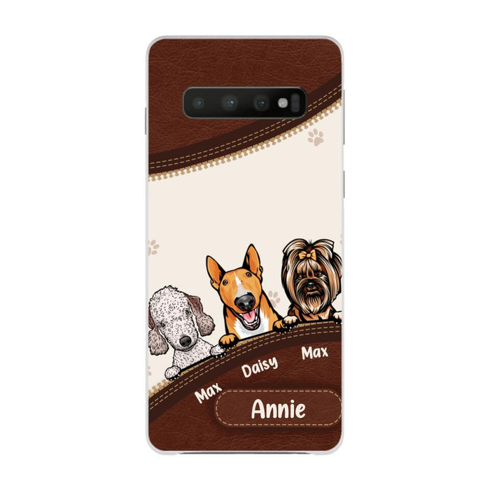 Cute Dog Personalized Gifts - Custom Phone Case for Dog Lovers, Dog Dad