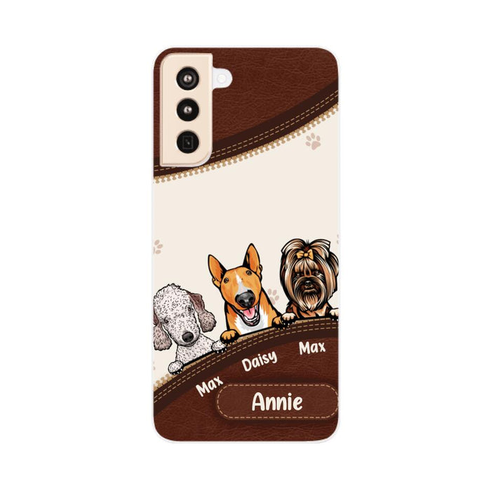 Cute Dog Personalized Gifts - Custom Phone Case for Dog Lovers, Dog Dad