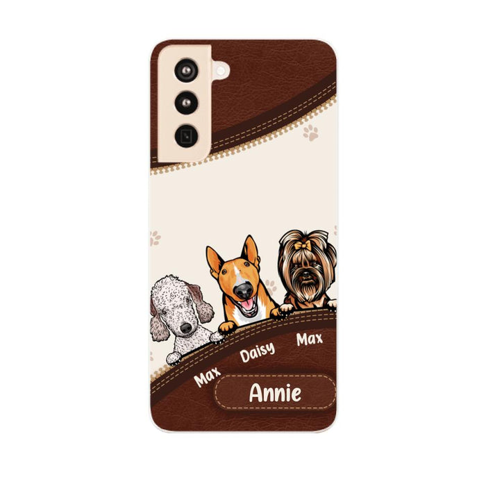 Cute Dog Personalized Gifts - Custom Phone Case for Dog Lovers, Dog Dad