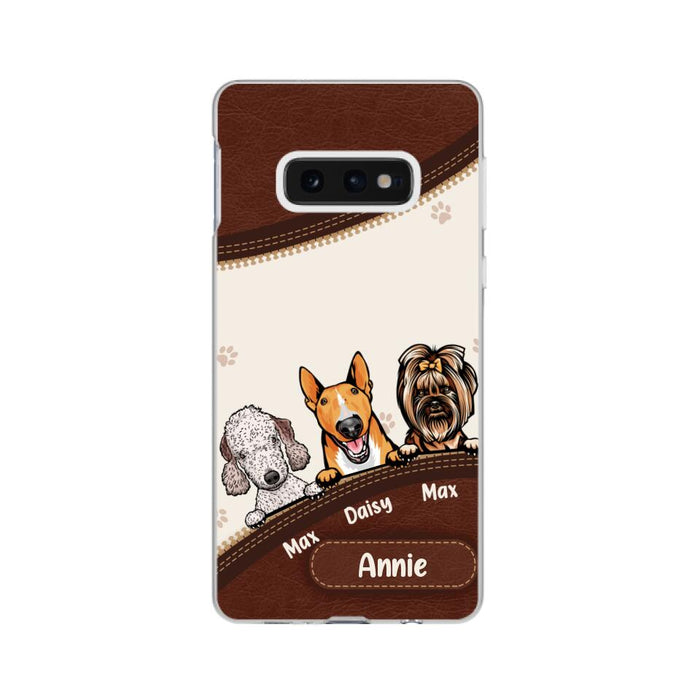 Cute Dog Personalized Gifts - Custom Phone Case for Dog Lovers, Dog Dad