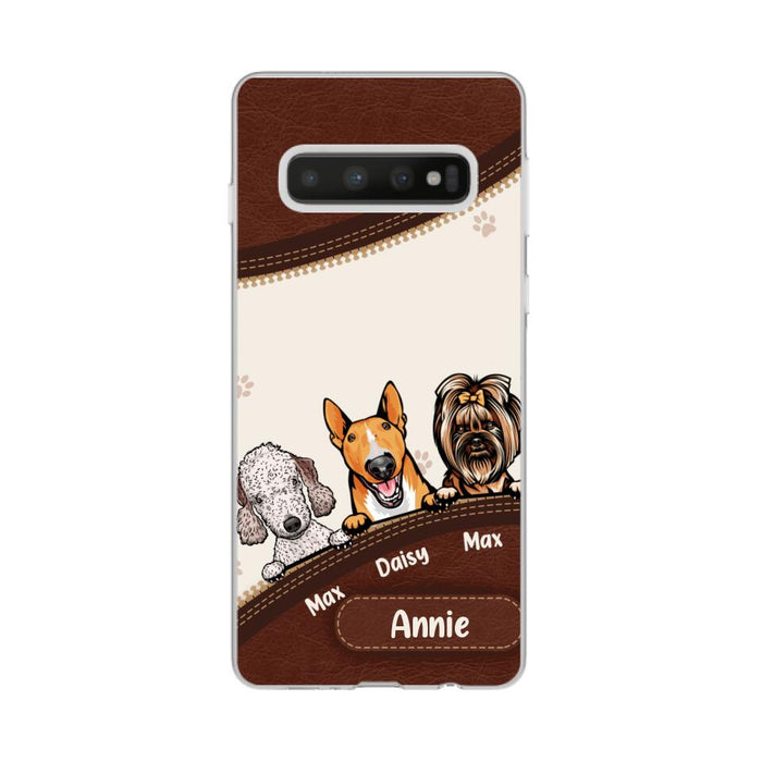 Cute Dog Personalized Gifts - Custom Phone Case for Dog Lovers, Dog Dad