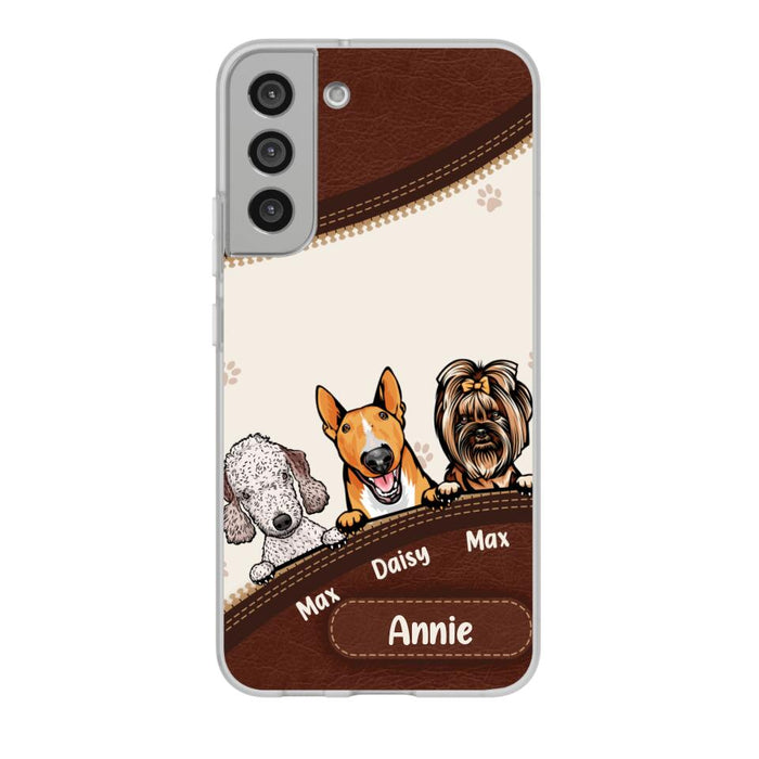 Cute Dog Personalized Gifts - Custom Phone Case for Dog Lovers, Dog Dad