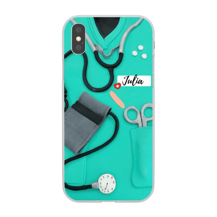 Nurse Phone Case Custom Name - Personalized Phone Case for Nurses