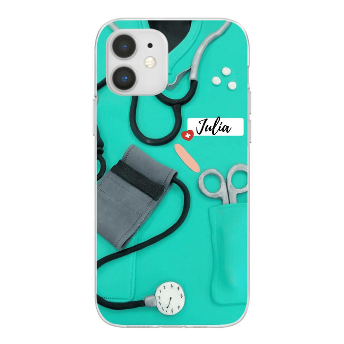 Nurse Phone Case Custom Name - Personalized Phone Case for Nurses