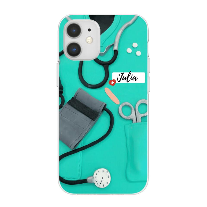 Nurse Phone Case Custom Name - Personalized Phone Case for Nurses