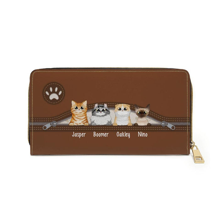 Custom Cat Wallet - Personalized Wallet Cat Lovers